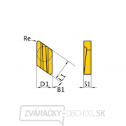 Břitové destičky K/55°, 5 ks gallery main image