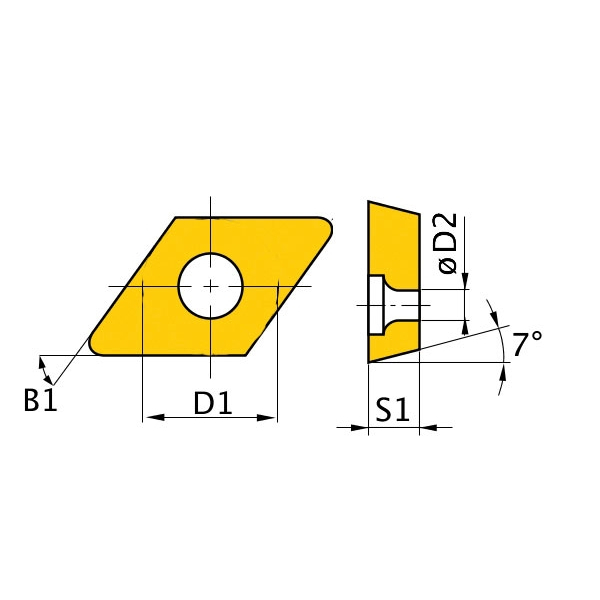 OPTIMUM Britové doštičky D/55°, 5 ks 3441758