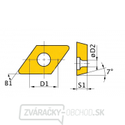 Břitové destičky D/55° - 5 ks gallery main image