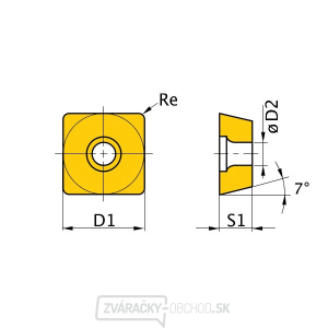 Břitové destičky S/90°, 5 ks Břitové destičky S/90°, 5 ks gallery main image