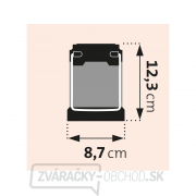 Lucerna teleskopická 50lm, 8x LED, 3x AA náhled