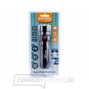 Svietidlo 100lm CREE + 150lm COB s magnetom, CREE 3W XPE LED, 3W COB, 4x AAA náhled