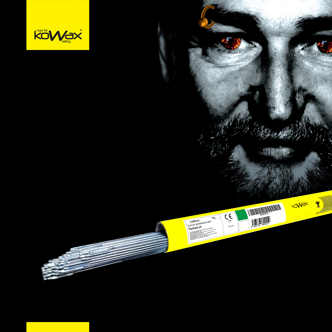 Zvárací drôt KOWAX 316LSi TIG 1,2/1000 mm 5 kg KWXS316LSI121000