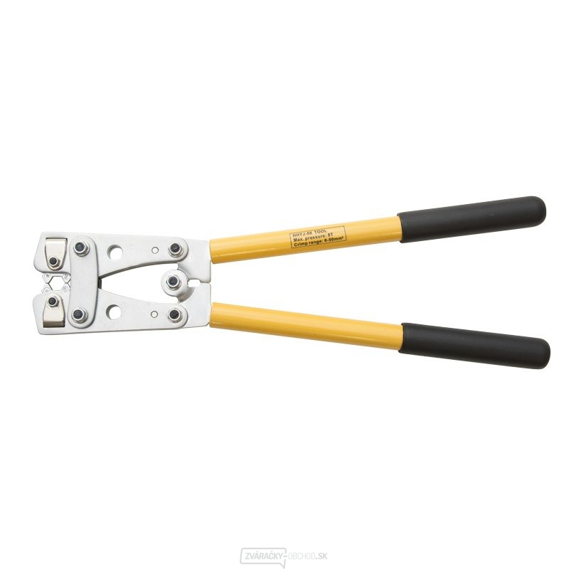 Pákové krimpovacie kliešte pre rúrkové káblové oká a spojky MCT-50