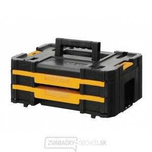 DWST1-70706 Kufor TSTAK IV s dvoma zásuvkami, 8l DeWALT