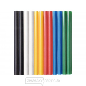 Tyčinky tavné, mix farieb, ∅ 7,2x100mm - 12ks Tyčinky tavné, mix farieb, ∅ 7,2x100mm - 12ks gallery main image