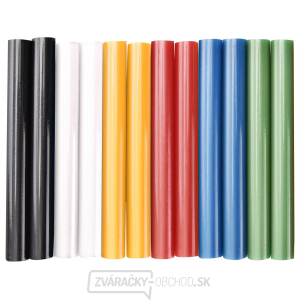Tyčinky tavné, mix farieb, ∅ 11x100mm - 12ks Tyčinky tavné, mix farieb, ∅ 11x100mm - 12ks gallery main image