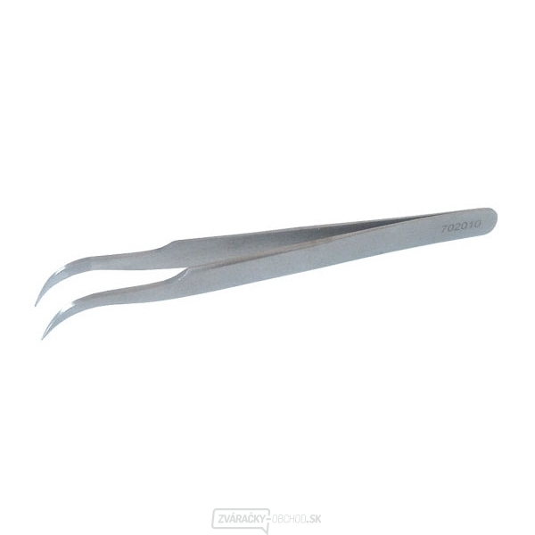 Pinzeta chróm nerez-zahnutá, 120mm
