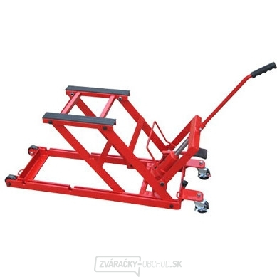 Paralelogramový hydraulický pojazdný zdvihák pre motocykle ZD
