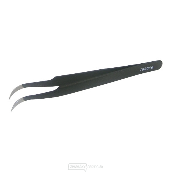 Pinzeta anti-static nerez-zahnutá 120 x 9mm
