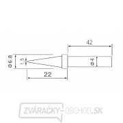 Hrot C1-1 pre spájky ZD-30C, ZD-99, ZD-8906, ZD-8906L gallery main image