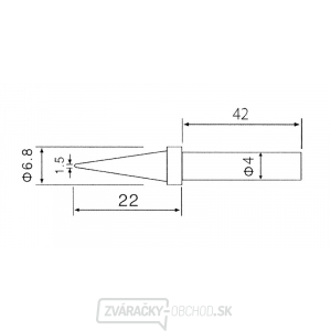 Hrot C1-1 pre spájky ZD-30C, ZD-99, ZD-8906, ZD-8906L