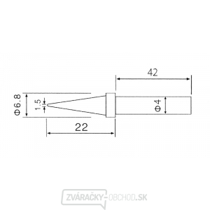 Hrot C1-1 pre spájky ZD-30C, ZD-99, ZD-8906, ZD-8906L Hrot C1-1 pre spájky ZD-30C, ZD-99, ZD-8906, ZD-8906L gallery main image