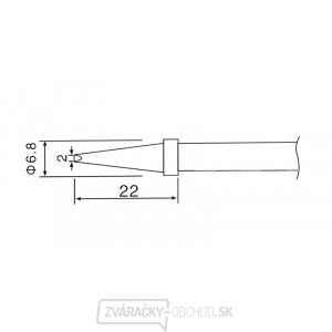 Hrot C1-4 pre spájky ZD-30C, ZD-99, ZD-8906, ZD-8906L gallery main image