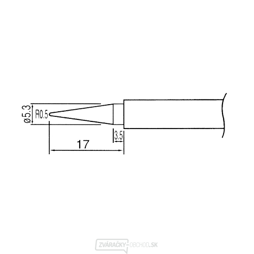 Hrot N1-1 pre spájky ZD-200ND, ZD-707N, ZD-707NL, 06530049, 06530005, 06530050, 06530051, 06530088