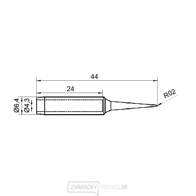 Hrot N9-1 pre spájky ZD-8916, ZD-8917B, ZD-8922, ZD-8936 Hrot N9-1 pre spájky ZD-8916, ZD-8917B, ZD-8922, ZD-8936 gallery main image
