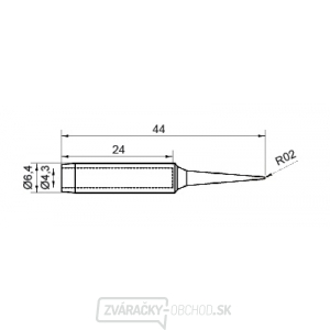 Hrot N9-1 pre spájky ZD-8916, ZD-8917B, ZD-8922, ZD-8936 Hrot N9-1 pre spájky ZD-8916, ZD-8917B, ZD-8922, ZD-8936 gallery main image