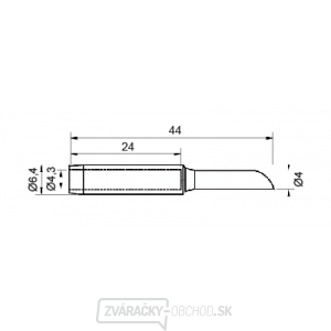 Hrot N9-4 pre spájky ZD-8916, ZD-8917B, ZD-8922, ZD-8936 gallery main image