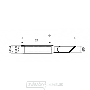 Hrot N9-5 pre spájky ZD-8916, ZD-8917B, ZD-8922, ZD-8936