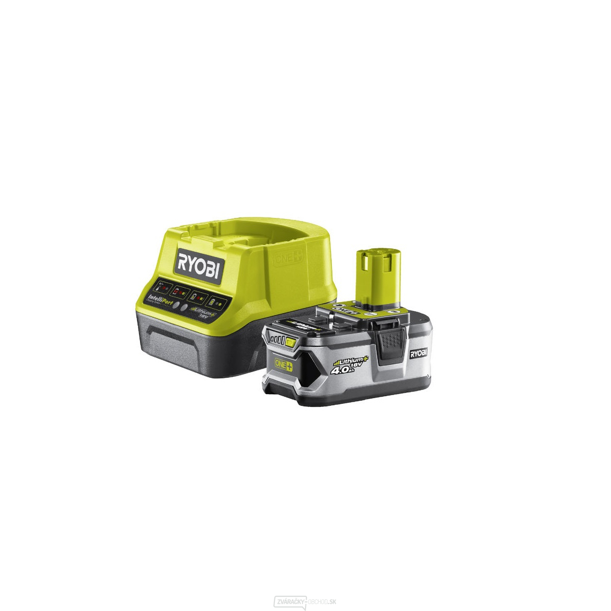 Sada 18 V lítium iónová batéria 4 Ah s nabíjačkou RC18120 ONE +