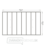 Palram Arizona 5000 hliníkový přístřešek pro auto s obloukovou střechou Náhľad