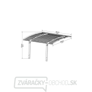 Palram Arizona 5000 hliníkový přístřešek pro auto s obloukovou střechou náhled