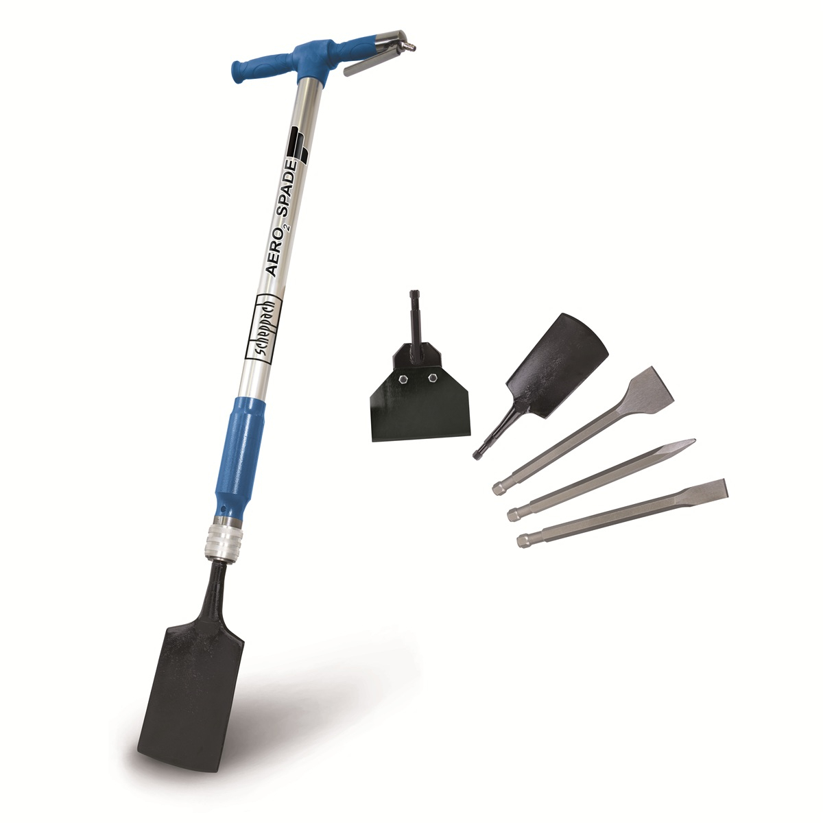 Pneumatický multifunkčný nástroj 5 v 1 AERO 2 SPADE Scheppach 5909601900