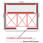 Infrasauna DeLuxe 4004 Carbon Náhľad