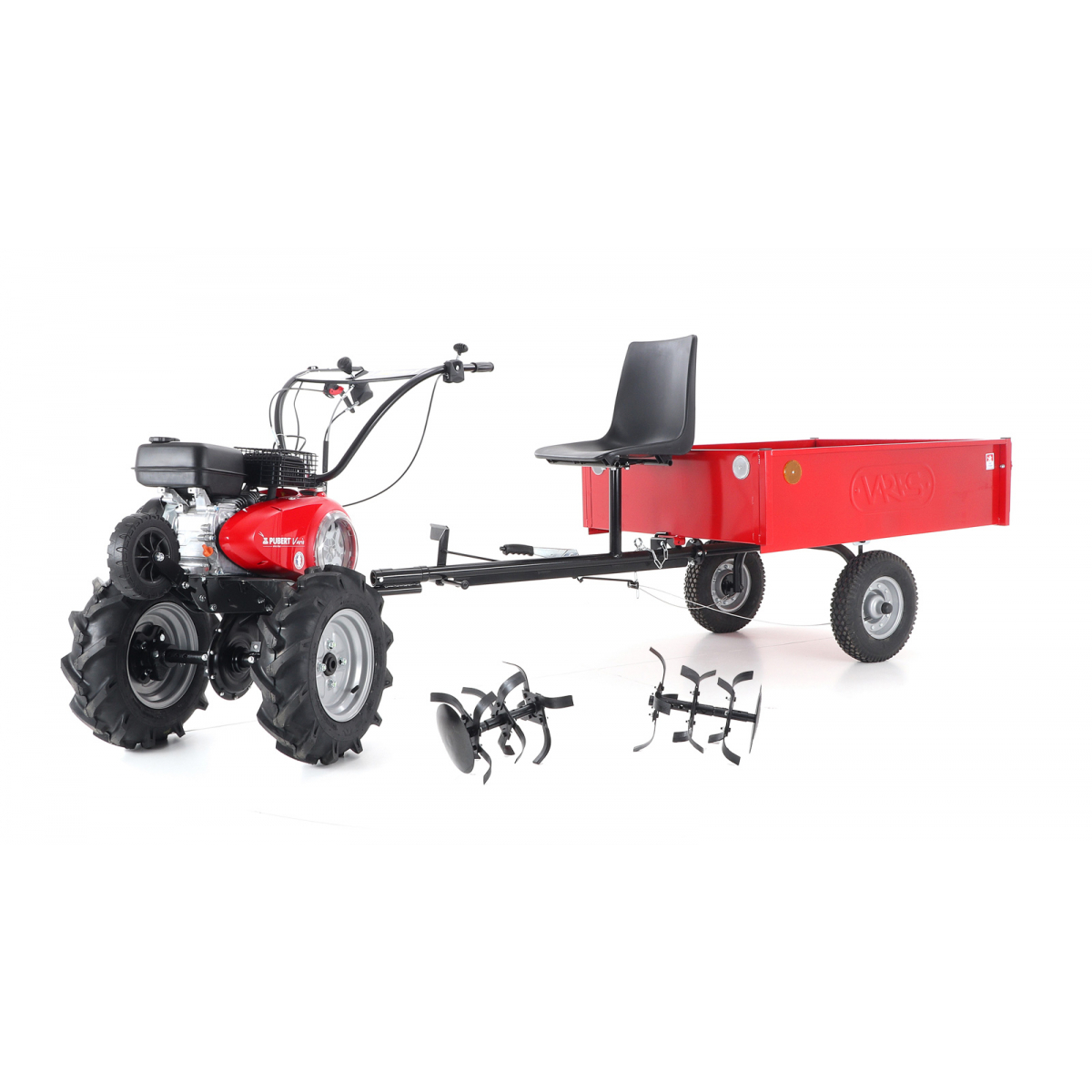 Kultivátor PUBERT VARIO 65B C3 + vozík VARES HV 220L - SET 2