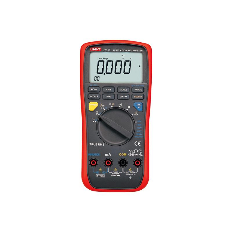 Multimeter UNI-T UT533 s integrovaným testerom izolácie 07720100