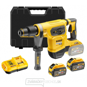 Aku kombinované kladivo SDS-MAX, 2x3,0 Ah DeWALT DCH481X2 FLEXVOLT