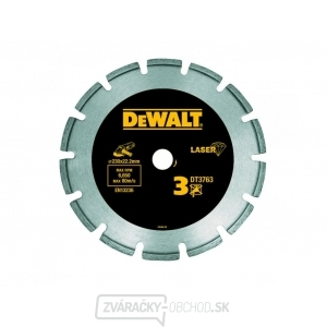 DT3761 Diamantový laser kotúč 125x22,2 mm na mokrej i suchej rezanie tvrdých materiálov / žuly DeWALT gallery main image