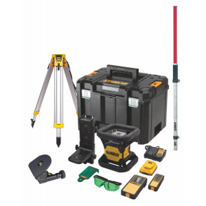 DCK379D1G Aku sada 18V rotačného zeleného lasera 360 ° s latou a statívom DeWALT gallery main image