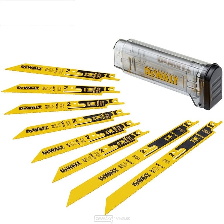 DT2446 8dielna sada poistných nárazových plátkov na kov DeWALT