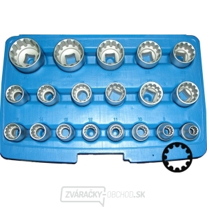 Sada nástrčných drážkových hlavic Genborx JBTK 419 Sada nástrčných drážkových hlavic Genborx JBTK 419 gallery main image