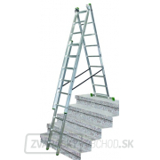 Rebrík trojdielny 3x10 s úpravou na schody 285/448/615 cm gallery main image