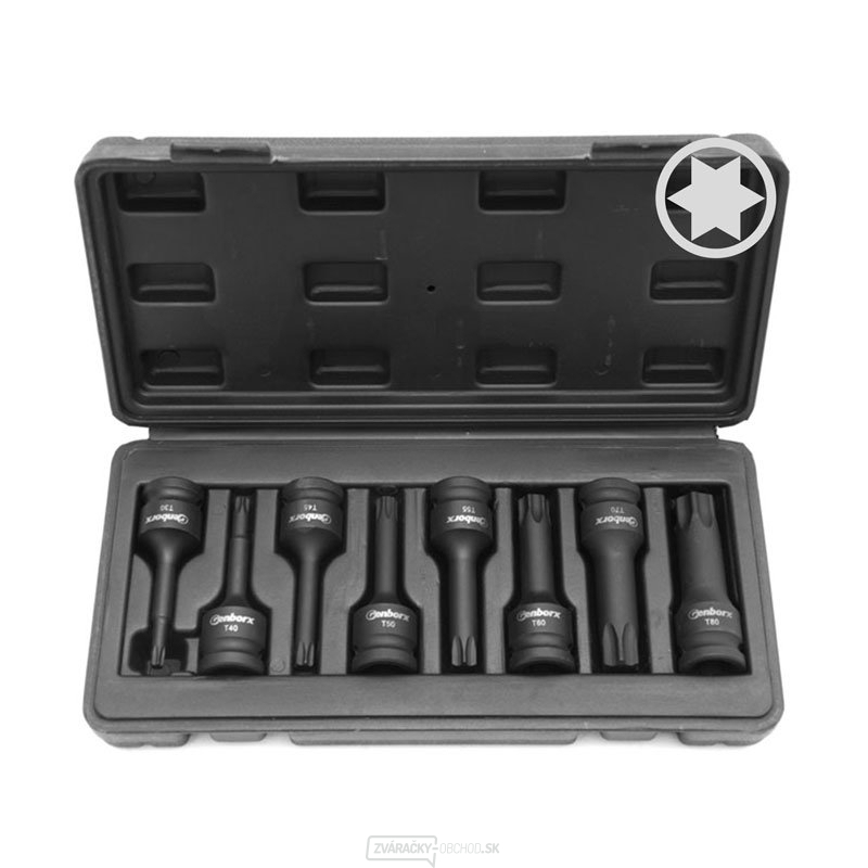 Sada kovaných prodloužených hlavic Genborx JBTK 408-T Sada kovaných prodloužených hlavic Genborx JBTK 408-T gallery main image