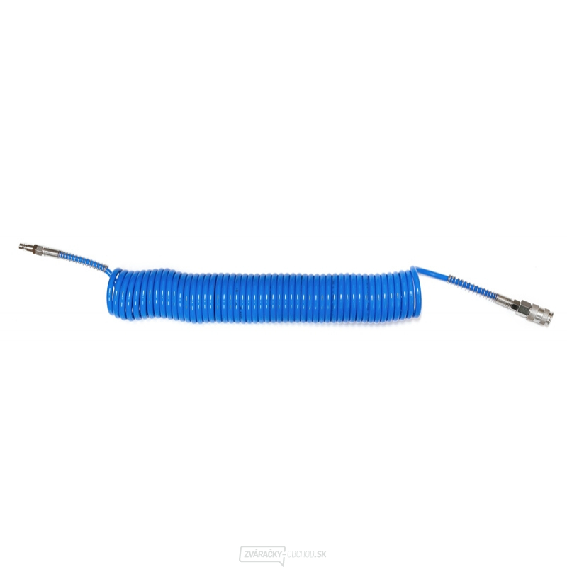 Profi spirálová PU hadice 7,5 m, ø 5/8 mm, s rychlospojkou