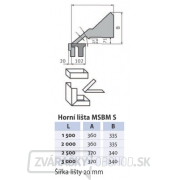 Ohýbačka plechu MSBM 2520-20 S Náhľad