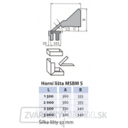 Ohýbačka plechu MSBM 3020-15 S Náhľad