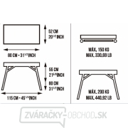 RUBI Pracovný stôl multifunkčné Náhľad