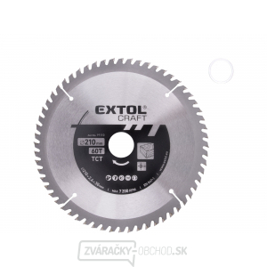 Kotúč pílový s SK plátkami, 210x1,4x30mm, 60T Kotúč pílový s SK plátkami, 210x1,4x30mm, 60T gallery main image