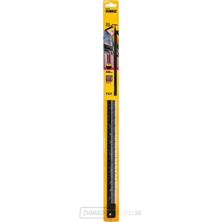 DT2976 Pílový list pre píly Alligator pre rezy dutých tehlových blokov triedy 20, 430mm, 78z DeWALT