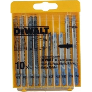 DT2294 10-dielna sada pílových listov mix na drevo a kov pre priamočiare píly DeWALT DT2294 10-dielna sada pílových listov mix na drevo a kov pre priamočiare píly DeWALT gallery main image