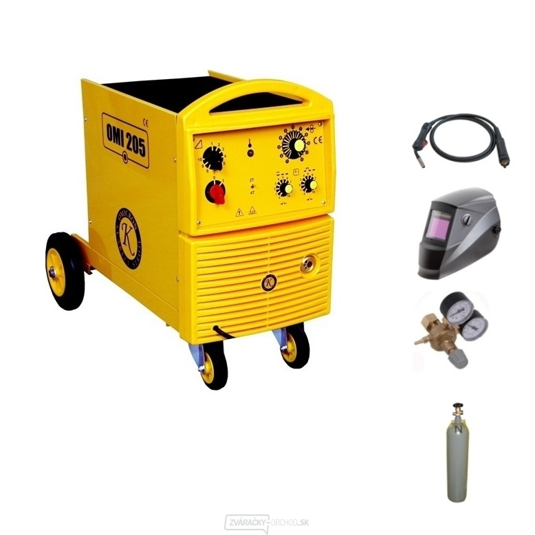 OMI 205 + horák + ventil + samostmievacia kukla + fľaša CO2 s náplňou