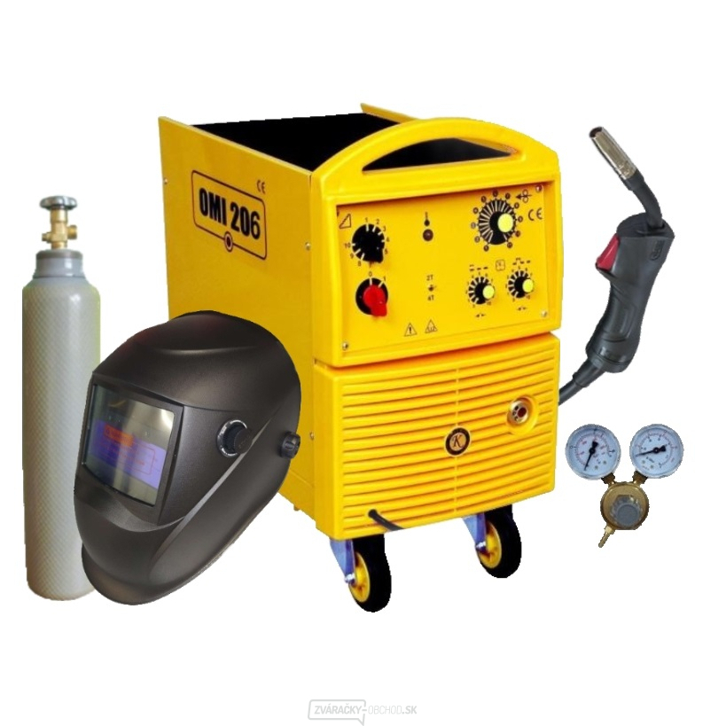 OMI 206 4 kladka + horák 4m + ventil + samostmievacia kukla + fľaša CO2 s náplňou