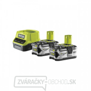 Sada 2x 18 V lítium iónová batéria 4 Ah s nabíjačkou RC18120 ONE + Sada 2x 18 V lítium iónová batéria 4 Ah s nabíjačkou RC18120 ONE + gallery main image