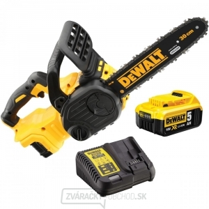 DCM565P1 Aku bezuhlíková reťazová píla 18V, 1x 5,0 Ah XR Li-Ion DeWALT