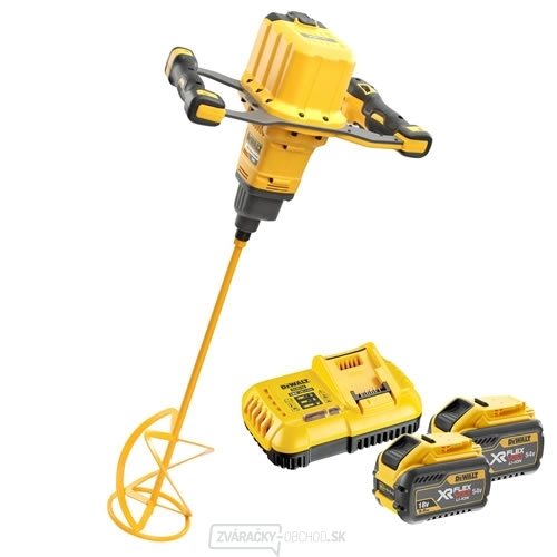 Akumulátorový mixér Dewalt DCD240X2 s dvoma rukoväťami 54V, 2x 9,0Ah 54V Li-Ion DeWALT FLEXVOLT