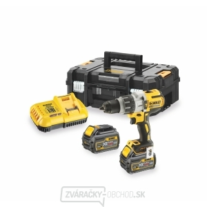 DCD996T2 Aku trojrýchlostný príklepová vŕtačka 18V, 2x 6,0Ah DeWALT FLEXVOLT + kufor